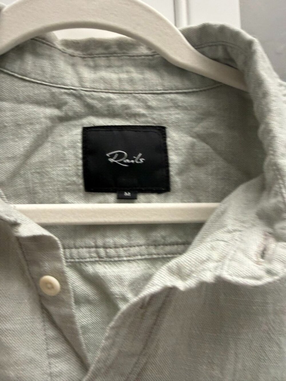 Men's Rails Button Down Sage - Picture 4 of 4